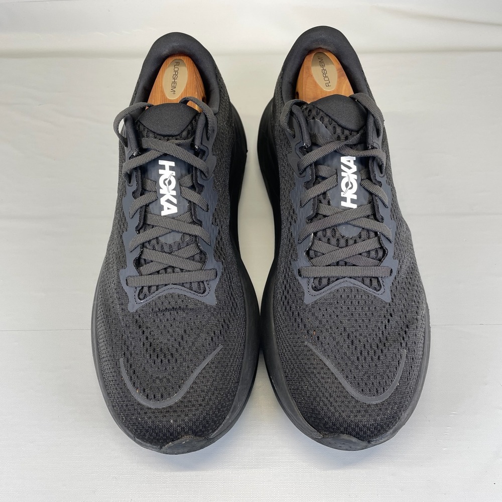 Hoka One One Rincon 4 Running Shoes Mens Size 11 D Black Mesh Athletic Sneakers - Picture 4 of 10